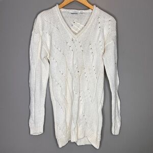 Newport News chunky knit tunic sweater